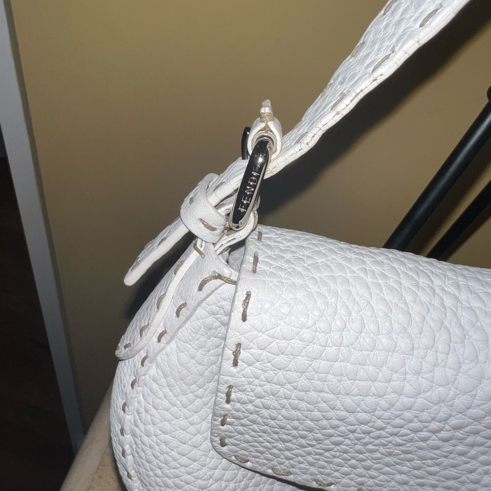 Fendi Selleria Pebbled Shoulder Bag - Picture 10 of 12